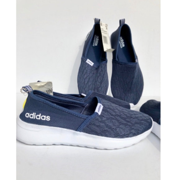 adidas Shoes - New No Box Adidas Cloudfoam Slip-On Navy Blue